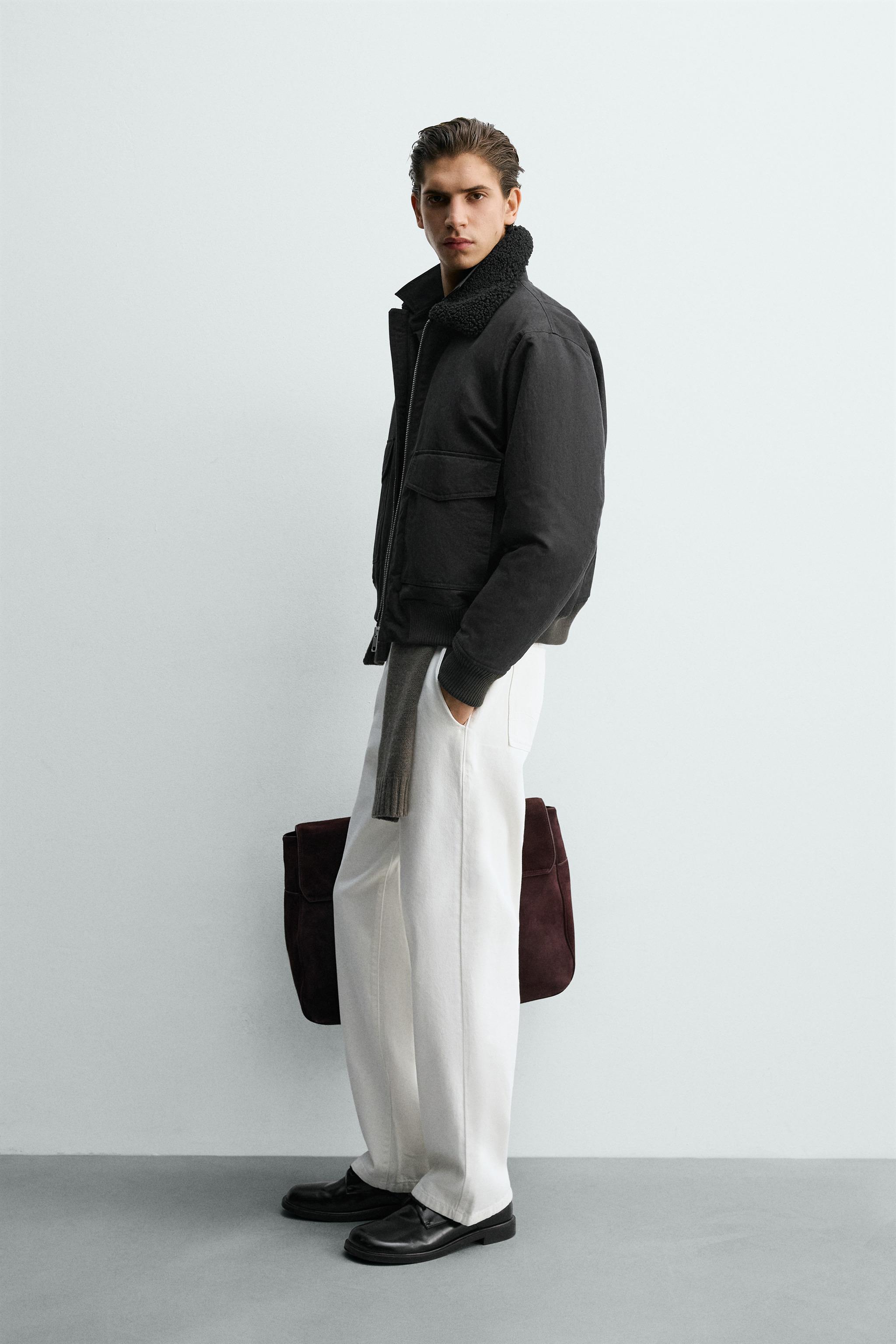 COMBINATION BOMBER JACKET